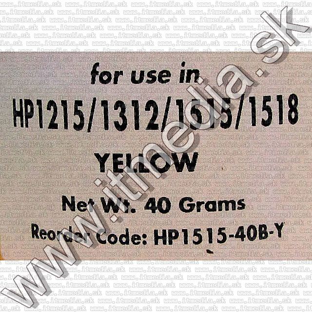 Image of IT Media HP 1500 refill powder Yellow 40g (IT2894)